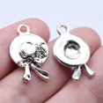 thumbnail image 2 of HOOUN 70 Pcs Tibetan Silver Women's hat Charms Pendant 26x16MM DIY Making C16034, 2 of 3