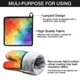 thumbnail image 7 of Rainbow Tie Dye Ink Pattern Kitchen Oven Mitt and Pot Holder Sets 4 Pcs for Baking, Cooking and Grilling, Heat Resistant Up To 392 °F, 7 of 7