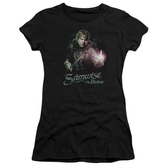 Lord of the Rings Samwise The Brave S/S Junior Women's T-Shirt Sheer Black