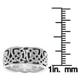thumbnail image 2 of Jewelry Trends Sterling Silver Celtic Weave Knotwork Band Ring Size 7, 2 of 3