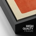 thumbnail image 4 of PixonSign Framed Canvas Print Wall Art Geometric Dot Pattern Grid Sunlight Mid-Century Modern Abstract Shapes Modern Art Illustrations Boho Decorative Colorful Multicolor - 16"x24" Black, 4 of 5