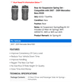 thumbnail image 2 of Rear Air Suspension Spring Set - Compatible with 2007 - 2009 Mercedes-Benz R320 2008, 2 of 2