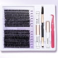 thumbnail image 3 of Cluster Lash Extension Kit , 280 Count, 10–16mm Mixed Lengths, 80D–100D Curl, Easy to Apply and Remove, 3 of 5