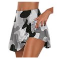 thumbnail image 1 of Gibobby Pantalon cortos yoga mujer Pantalones cortos Leggings Yoga Deportes Mujer Moda Pantalones deportivos de fitness de doble capa(Gris,CH), 1 of 5