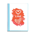 thumbnail image 1 of Rojo te amo corazon citar handwrite Carpeta combinada de protección de páginas, 1 of 3