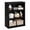 Black, variant on Towallmark 40in 3 Tier Bookshelf, Small Bookcase Shelf Storage Organizer, Farmhouse Book Shelf for Bedroom, Living Room and Home Office, Cherry