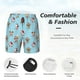 thumbnail image 3 of Fotbe winter cow cute Traje de Baño para Hombre – Shorts de Natación de Secado Rápido con Forro y Bolsillos-Medium, 3 of 6