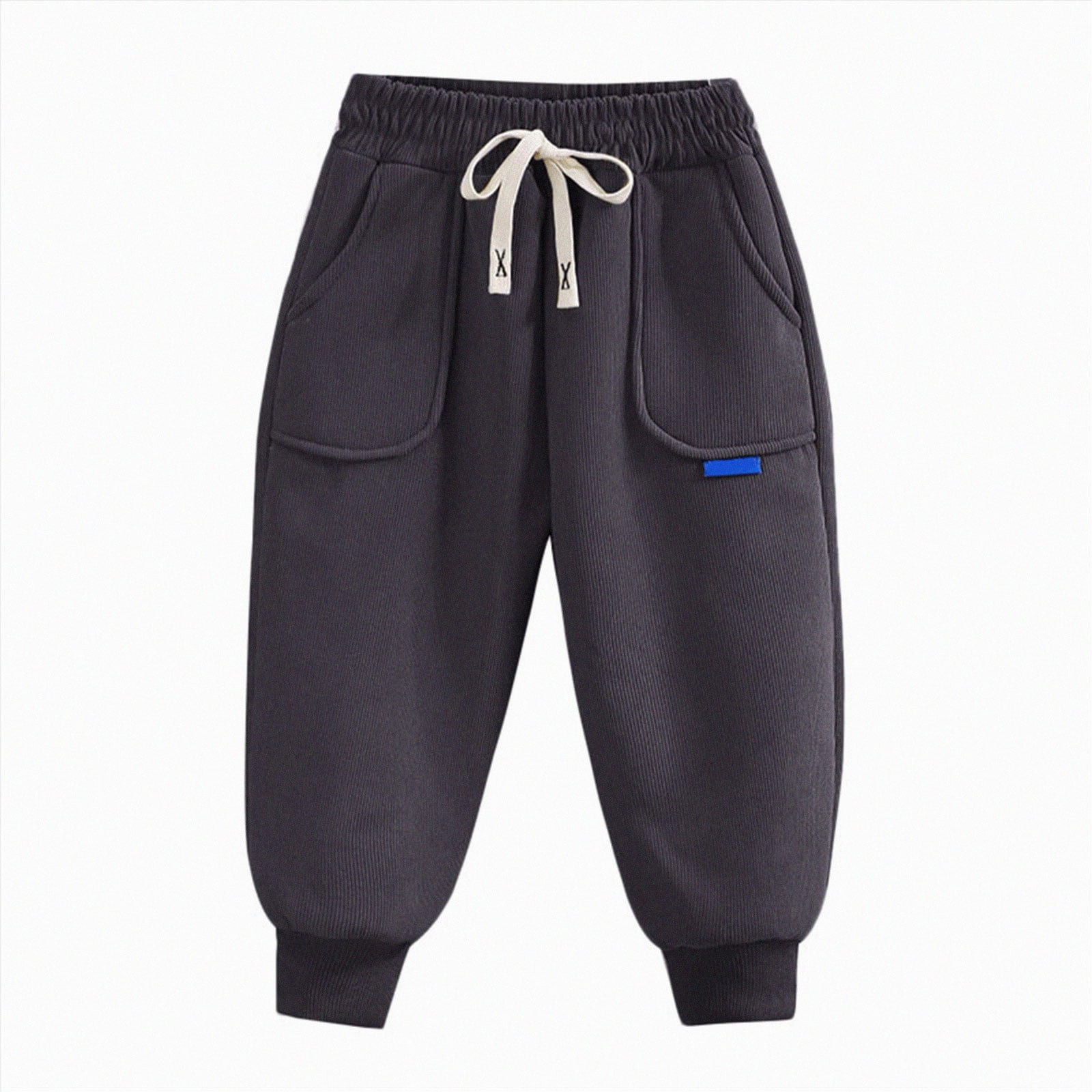 Gibobby Boys Pants Toddler Baby Boy Winter Active Jogger Pants Elastic Waist Pocket Solid Color Athletic Sweatpant 2T 3T 4T 5T 6T 7T 8T Little Boys Winter Pants(5-6 Years Grey)