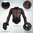 thumbnail image 2 of Veste de Protection pour Moto pour Homme, Sport VTT Course Bras Poitrine Colonne Vertébrale Protection Corps Complet Armure, 2 of 8