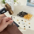 thumbnail image 4 of 1 Set 120 Sets 2 Colors #8 (1/4") Eyelet Hand Setter Combo Kit with Washers 5mm 6mm Hole Eyelets Grommets with Eyelet Hole Punches for Belt Bag Tag Metal Eyelet Grommets Kit for Leather Repair, 4 of 6