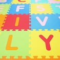 thumbnail image 5 of BalanceFrom 36-Pack 12”x12” Interlocking Puzzle Play Mat, 0.4” Thick, Alphabet & Numbers, 5 of 5