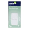 thumbnail image 2 of Leviton R62-05634-00W Interruptor Dual Decora Blanco 15 Amperios 120V, 2 of 3