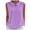 Purple Womens Tank Tops, variant on Womens Tank Tops Waffleknit Collared Sleeveless Camisole Top for Women Hollow Out Back Dressy Casual Tanks