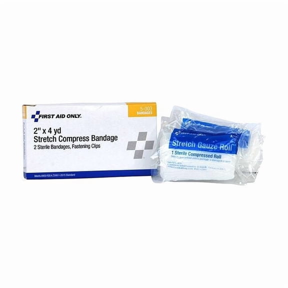 First Aid Only Stretch Gauze, Sterile, No, Gauze, PK2 5-003