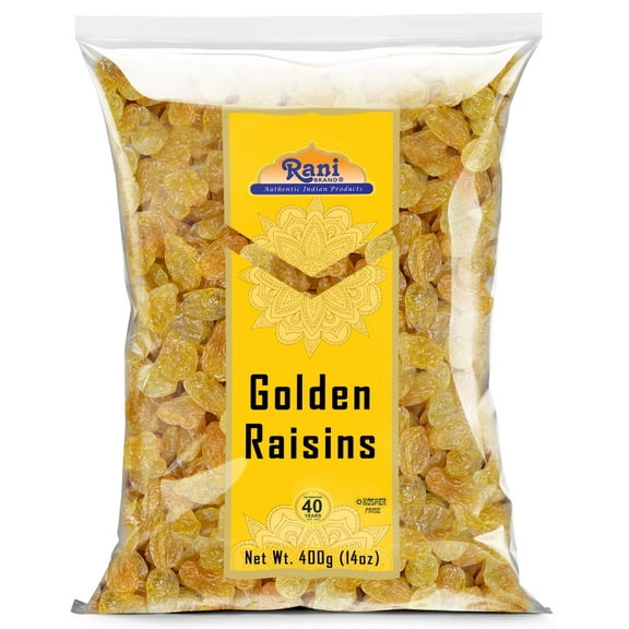 Rani Golden Raisins 14oz (400g) ~ All Natural | Gluten Friendly | NON-GMO | Vegan | Product of USA