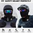 thumbnail image 3 of Winter Balaclava Cycling Ski Mask Windproof Thermal Warm Full Face Mask for Men Women Cold Weather Neck Warmer Hood Scarf for Cycling Hiking, 3 of 9