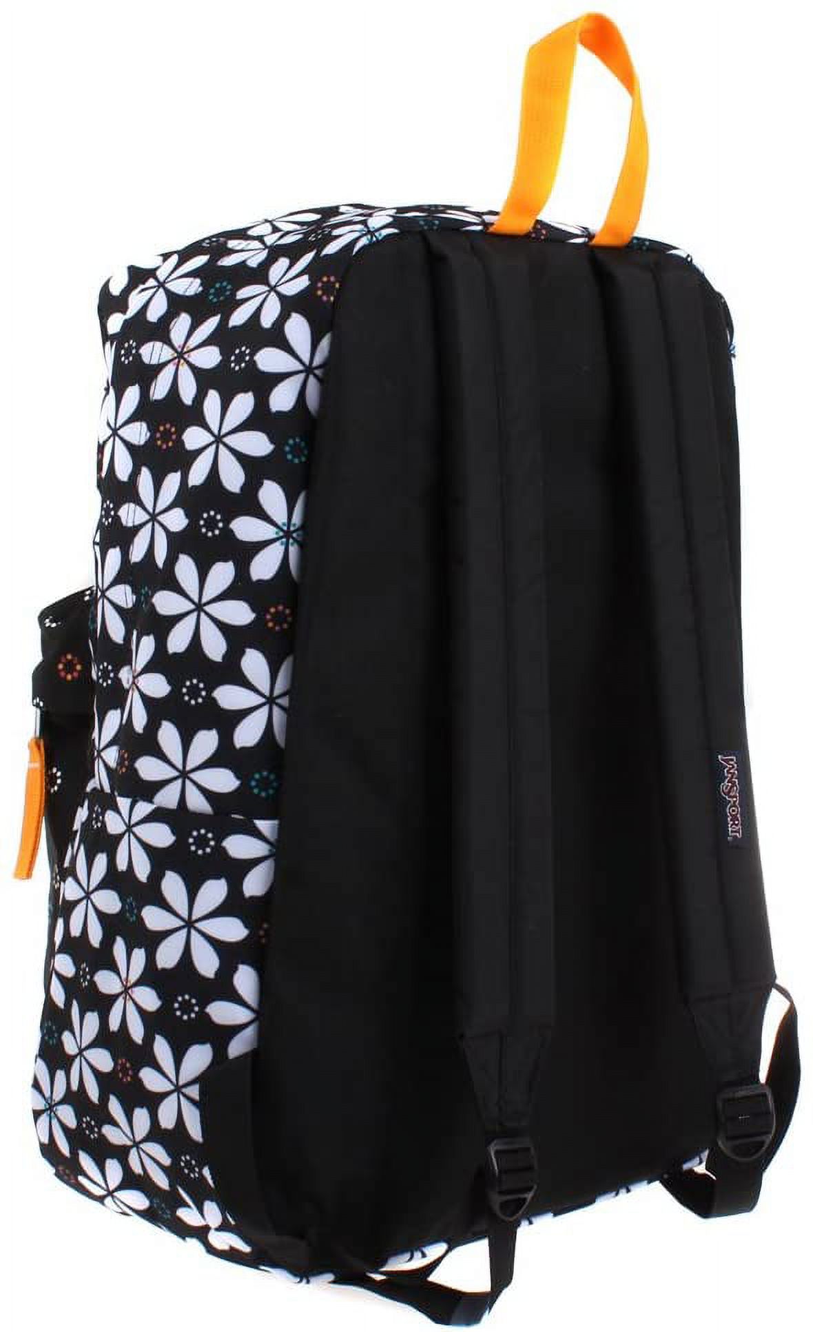 JanSport Superbreak Backpack - Black Floral Geo with Main  display picture 2