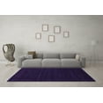 thumbnail image 3 of Ahgly Company Indoor Round Abstract Purple Contemporary Area Rugs, 7' Round, 3 of 4