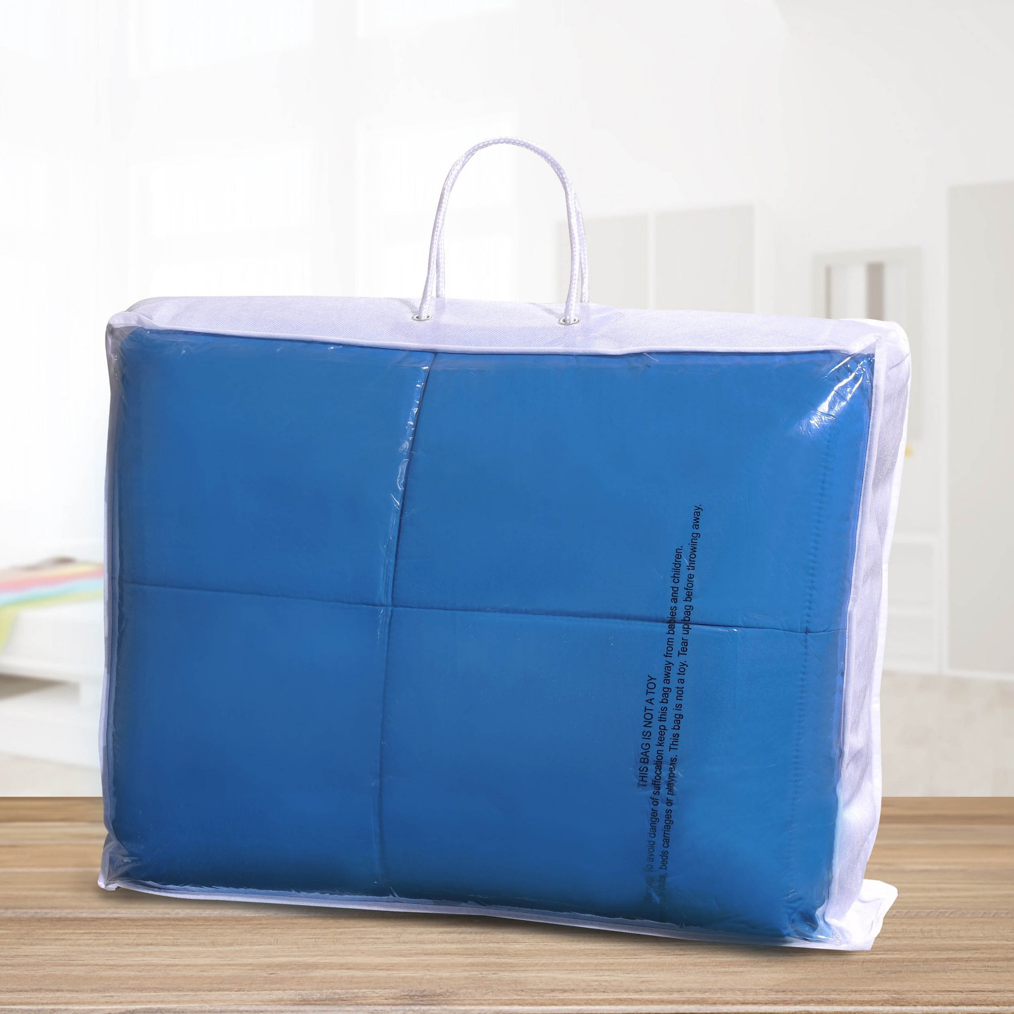 Superior Classic Reversible Comforter, Twin, Aster Blue
