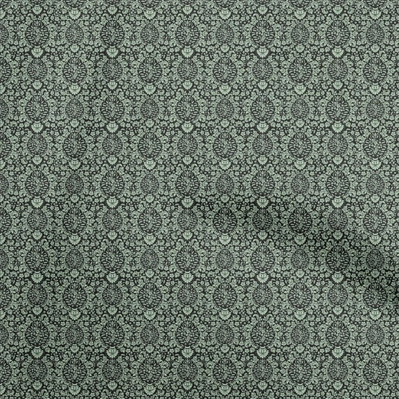 oneOone Viscose Jersey Black Fabric Toile Sewing Fabric By The Yard Printed Diy Clothing Sewing Supplies 60 Inch Wide
