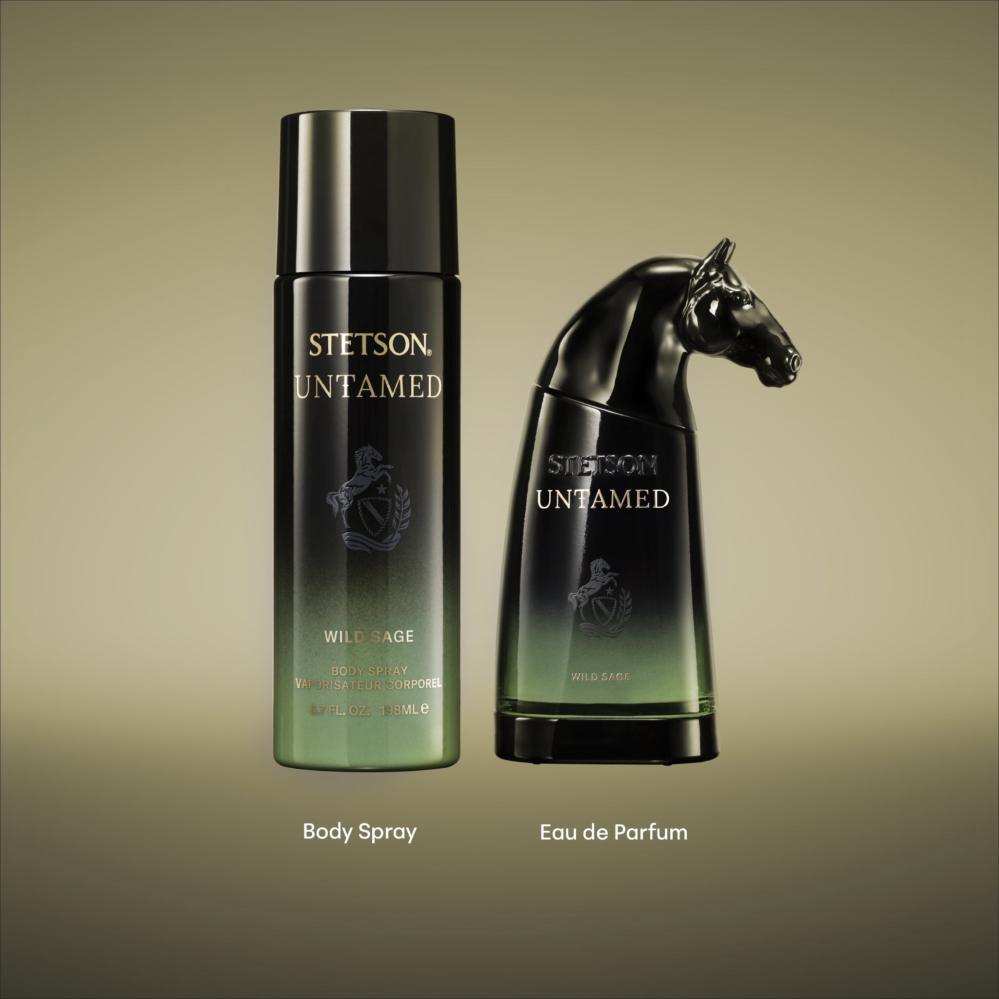 Stetson Untamed Wild Sage Body Spray Fragrance for Men, 6.7 fl oz