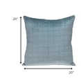 thumbnail image 3 of Gray Quilted Decorative Throw Pillow, 3 of 5