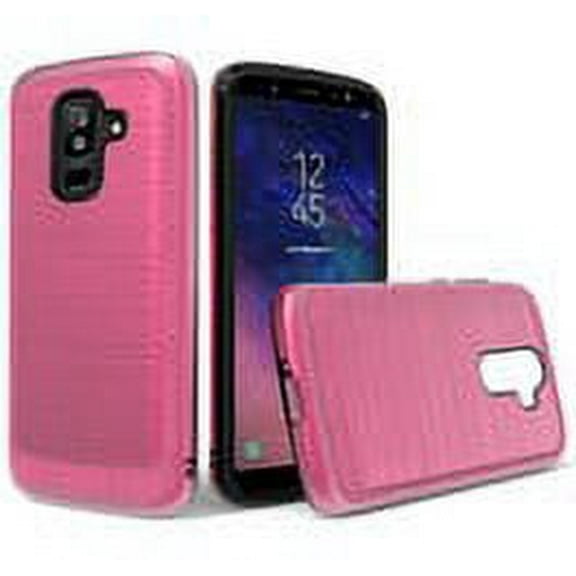 GSA Brushed Hybrid Case for Samsung Galaxy A6, A600 - Hot Pink