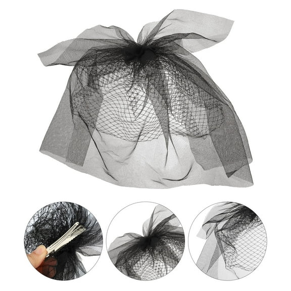 Sparsain Pretty Hair Clip Veil Delicate Bridal Hair Decoration for Wedding