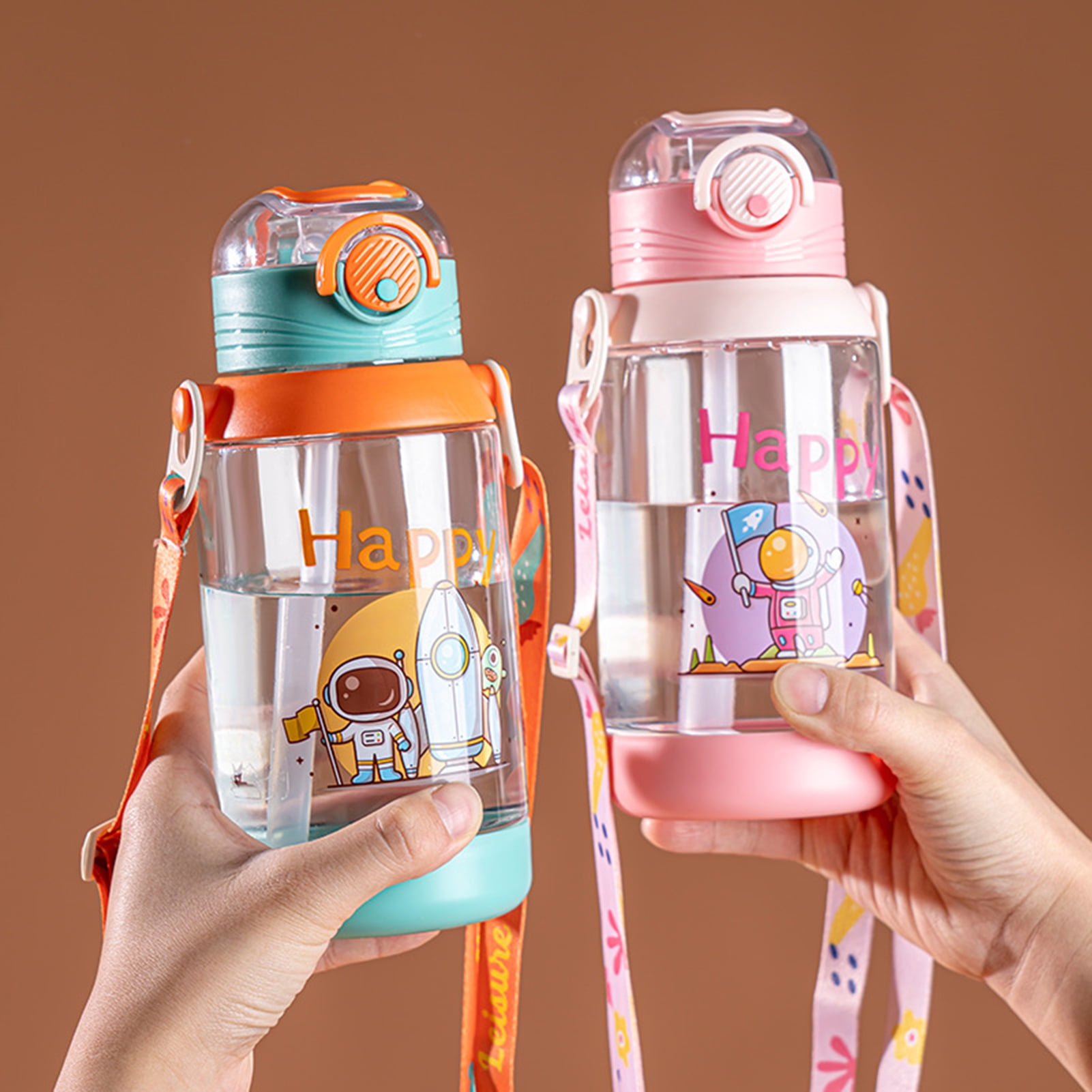 WiiBross Cute Water Bottles with Straw for Kids Girls Boys 500 ml Sipper -  Buy WiiBross Cute Water Bottles with Straw for Kids Girls Boys 500 ml  Sipper Online at Best Prices