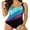 B Sky Blue, variant on Women's Bathing Suit One Piece Swimwear Strap V Neck Swimsuit Bathing Suit for Summer Black XL
