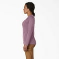 thumbnail image 3 of Dickies Women's Cooling Long Sleeve Pocket T-Shirt, Mauve Shadow Heather, M, 3 of 5