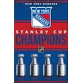 thumbnail image 2 of NHL New York Rangers - Champions 23 Canvas Wall Poster, 14.725" x 22.375", 2 of 4