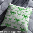 thumbnail image 2 of Homewish Cartoon Bowknot Kids 01, Green Bow-tie Room Decor Fabric by the Yard, Kawaii Princess Style Sewing Fabric, Lightweight Room Decor, 2 of 6