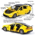 thumbnail image 3 of 1:32 New Energy SU7 ONE Car Model Toys Alloy Diecast Pull Back Doors Opened Sound Light Decoration Vehicle Models for Children, 3 of 9