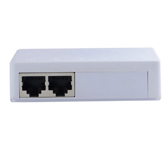 2 Port Poe Extender 10/100Mbps 1 to 2 PoE Repeater 12V 1A 250m Distance to Power for Standard PoE Switch/IP Camera