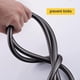 thumbnail image 3 of Anti-twist Shower Hose, 1.5M Shower Hose, PVC Smooth Shower Hose, Anti-Corrosion High Temperature Resistance, Brass Interface (Grey), 3 of 5