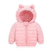 Black Friday Fashion Deals Mixpiju Baby Winter Coat, Winter Down Coat for Baby Fashion Kids Coat Boys Girls Thick Coat Padded Winter Jacket Clothes Down JacketPink18-24 Months