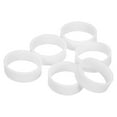 thumbnail image 1 of Bandas de goma de silicona Uxcell, paquete de 10, bandas elásticas de silicona de 20x7mm, blancas, 1 of 5