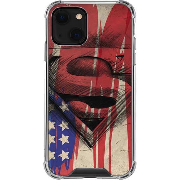 Skinit DC Comics Superman Crest iPhone 13 Clear Case