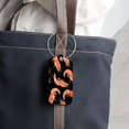 thumbnail image 6 of PhooArto 2 Pack Leather Luggage Tag with Stainless Steel Loop, Shrimp Pattern Sea Food Pattern Baggage Handbag Travel Suitcase Tags with Name ID Card Perfect to Quickly Spot Luggage Suitcase, 6 of 6