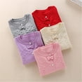 thumbnail image 4 of Girls' Cardigans Sweater Cotton Children School Uniform Sweaters 4-18 Years, 4 of 5