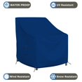 thumbnail image 3 of Covers & all Outdoor Chair Cover, 18 Oz Heavy Duty Waterproof UV & Weather Resistant Patio Cover for Outdoor Outside Seating Lawn Garden, Air Vents & Drawstrings (36" W x 37" D x 36" H, Blue), 3 of 6