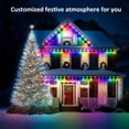 thumbnail image 6 of DAYBETTER Permanent Outdoor Waterproof Lights, Smart RGB 50ft LED Christmas Eaves Lights, with 30LEDs, for Outdoor Decorations, 6 of 6