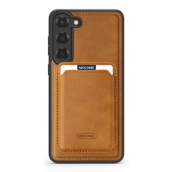Detachable Wallet Case for Samsung Galaxy S22 Plus Case 2-in-1 Wallet [Strong Magnetic] Support Wireless Charging, Luxury PU Leather Shockproof Phone Cover for Samsung Galaxy S22 Plus, Brown