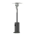 thumbnail image 2 of Merrick Lane Slate Gray Finished Stainless Steel 7.5' Tall 40,000 BTU Outdoor Propane Patio Heater with Wheels, 2 of 12