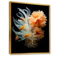 thumbnail image 2 of Designart "Submerged Vibrant Orange Coral" Coastal Coral Under Water Floater Framed Wall Art Prints, 2 of 5