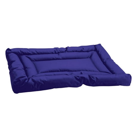 Royal Blue Dog Beds Water Resistant Nylon Crate Mat Indoor Outdoor Use Pick Size (Medium - 30