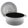 thumbnail image 2 of Chantal TC32-280 FG 7qt Round Enamel Dutch Oven-Fade Grey Cast Iron Cookware, 7 quart capacity, 2 of 4
