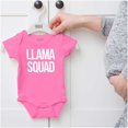 thumbnail image 5 of Llama Squad Save The Drama Alpaca BFF Bodysuit Jumper Girls Infant Baby Brisco Brands 6M, 5 of 6