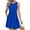 Blue, variant on Dress for Women Lacking Corner Collar Strap Sleeveless Mini Dress Fashion Elegant Solid Color Waist Defining Designed Summer Dress, S-2XL